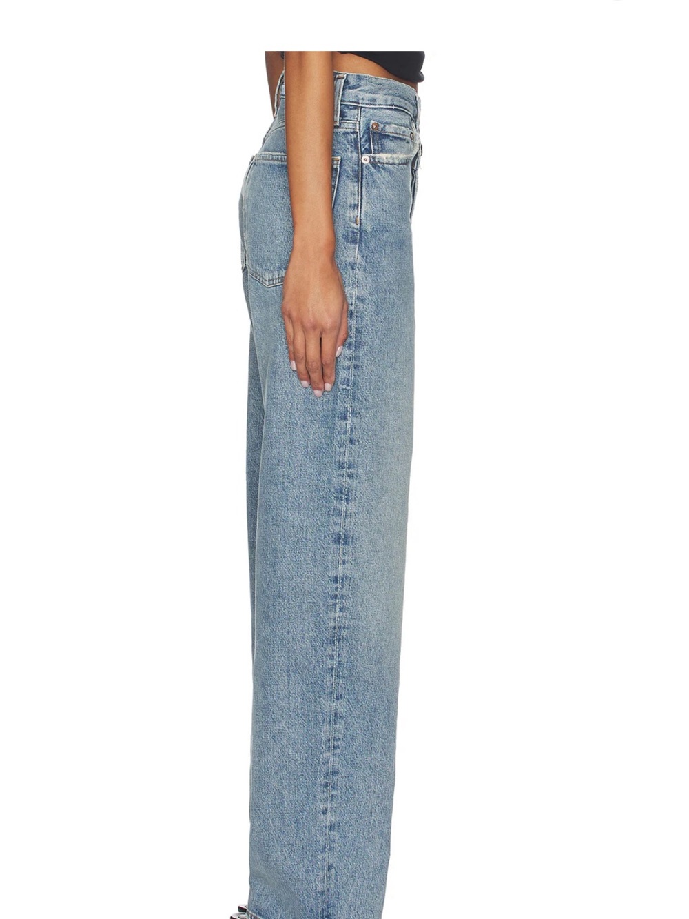 Agolde Arc Criss Cross Jeans in Conclusion - Picture 3 of 11